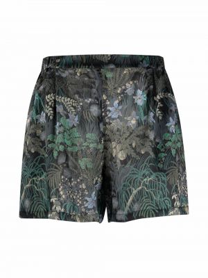 Pantalones cortos de flores Carine Gilson negro