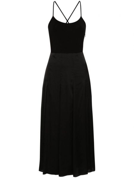 Sukienka midi plisowana Claudie Pierlot czarna