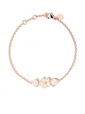 Zapestnica z perlami iz rožnatega zlata Shaun Leane