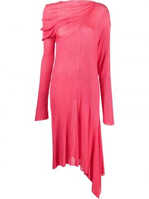 Asymetrické šaty Marques'almeida růžové