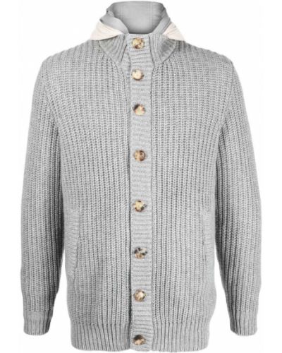 Cashmere cardigan Brunello Cucinelli grå