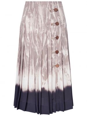 Midi φούστα με σχέδιο με βαφή γραβάτας Altuzarra ροζ