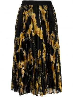 Džínsová sukňa Versace Jeans Couture čierna