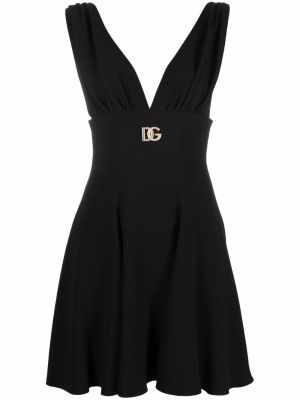 Сукня з V-подібним вирізом Dolce & Gabbana