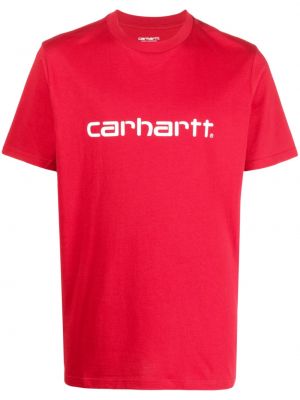 Baskılı tişört Carhartt Wip kırmızı