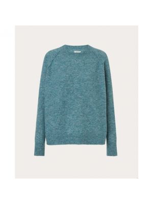 Jersey de lana de tela jersey Hartford azul