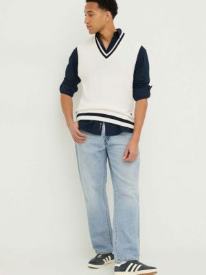 Koszula jeansowa bawełniana relaxed fit Tommy Jeans