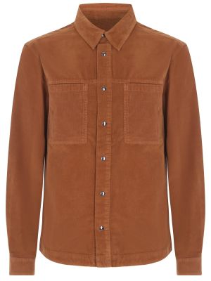 Вельветовая рубашка Bogner коричневая