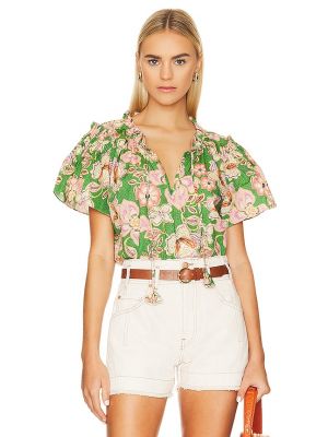 Crop top Misa Los Angeles - Zielony