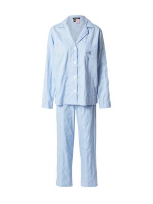 Pizsama Lauren Ralph Lauren világoskék