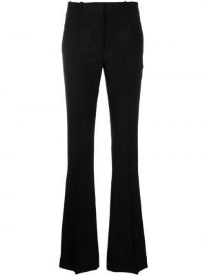 Pantalon à imprimé large en jacquard Versace noir