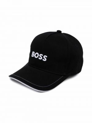 Cappello con visiera ricamato Boss Kidswear nero