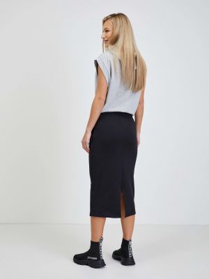 Džínsová sukňa Calvin Klein čierna