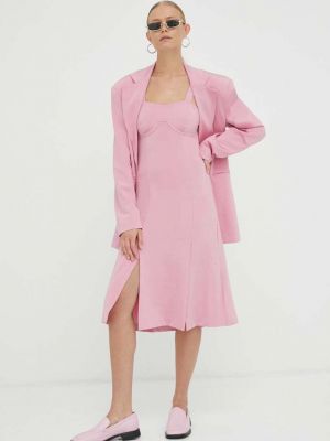 Uska mini haljina Remain ružičasta