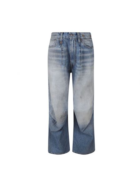 Niebieskie proste jeansy R13