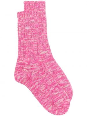 Чорапи бродирани Desmond & Dempsey розово