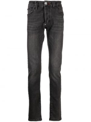 Straight leg jeans Philipp Plein grigio