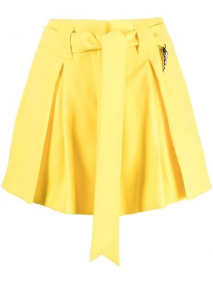 Плисирани шорти Roberto Cavalli жълто