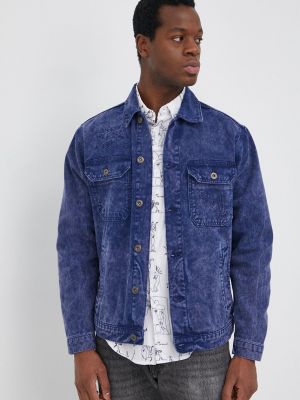 Kurtka jeansowa oversize Desigual niebieska
