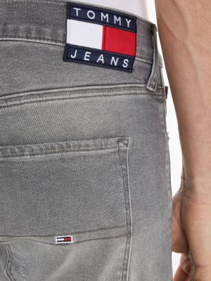 Džínsy Tommy Jeans sivá