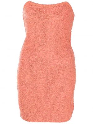 Vlněné pletené šaty Alix Nyc - oranžová
