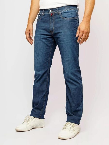 Синие прямые джинсы Pierre Cardin