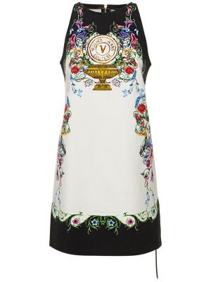 Rochie mini din bumbac Versace Jeans Couture