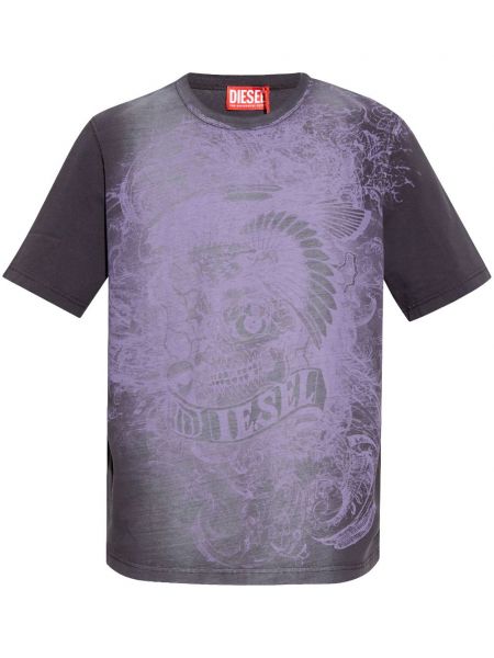 T-shirt Diesel lilla