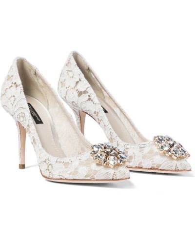 Blonder pumps Dolce&gabbana hvid