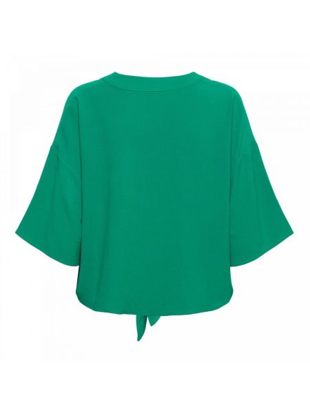 Bluse mit v-ausschnitt &co Woman grün