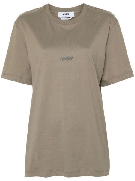 T-shirt Msgm grøn