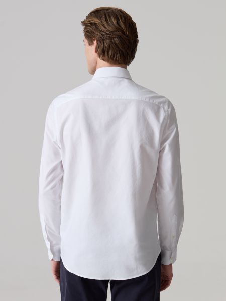 Белая хлопковая рубашка Ovs