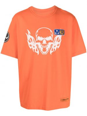 T-shirt à imprimé Heron Preston orange