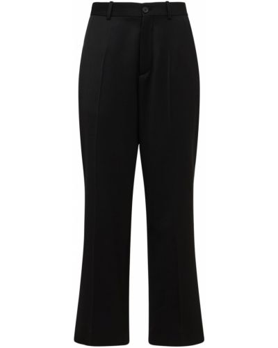 Pantaloni di lana Balenciaga nero