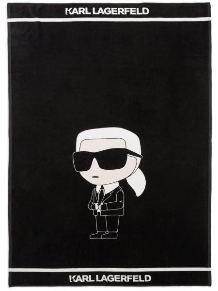 Strand pamut fürdőruha Karl Lagerfeld fekete