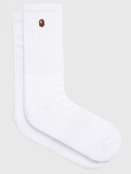 Κάλτσες A Bathing Ape® λευκό