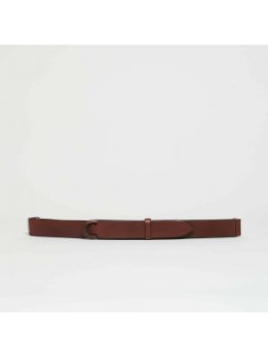 Cinturón de cuero con hebilla Orciani marrón