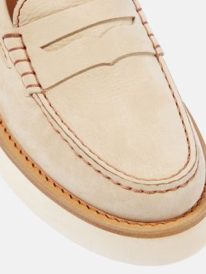 Loafers di pelle Tod's beige