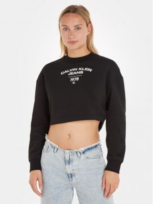 Džemperis Calvin Klein Jeans juoda