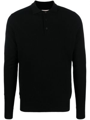 Cashmere poloskjorte Ballantyne svart