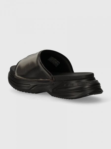 Chunky pantofle na platformě Calvin Klein Jeans černé