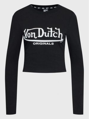Majica slim fit Von Dutch crna