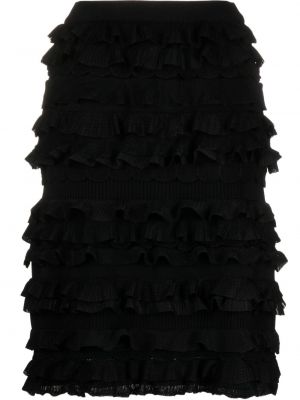 Puzdrová sukňa Moschino čierna
