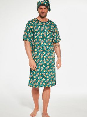Piżama Cornette zielona