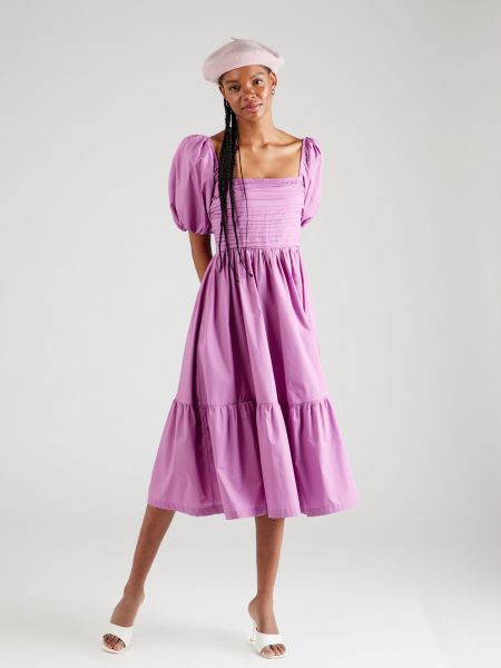 Κοκτέιλ φόρεμα Abercrombie & Fitch ροζ