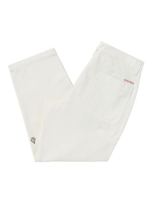 Pantalon chino à motif mélangé Volcom blanc