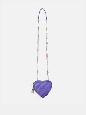 Bolsa con corazón Kipling violeta