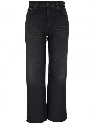 Voľné džínsy s vysokým pásom Ag Jeans čierna
