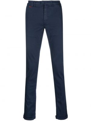 Straight fit džíny s nízkým pasem Sartoria Tramarossa modré