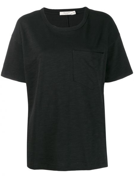Оверсайз футболка Rag & Bone/jean, черная